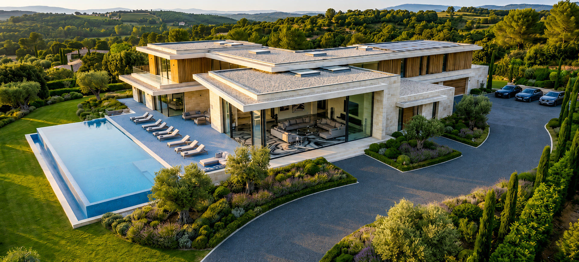 Revêtement de sol Arsõlya — résine époxy salon